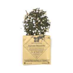 japanese genmaicha green tea blend with popped rice