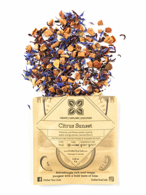 citrus sunset tea pouch