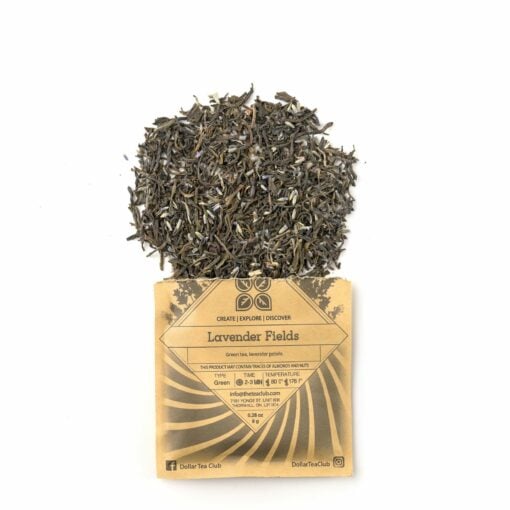 lavender fields green tea