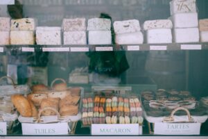 grocery store window
