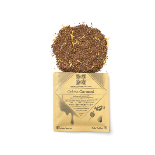 creme caramel rooibos tea blend