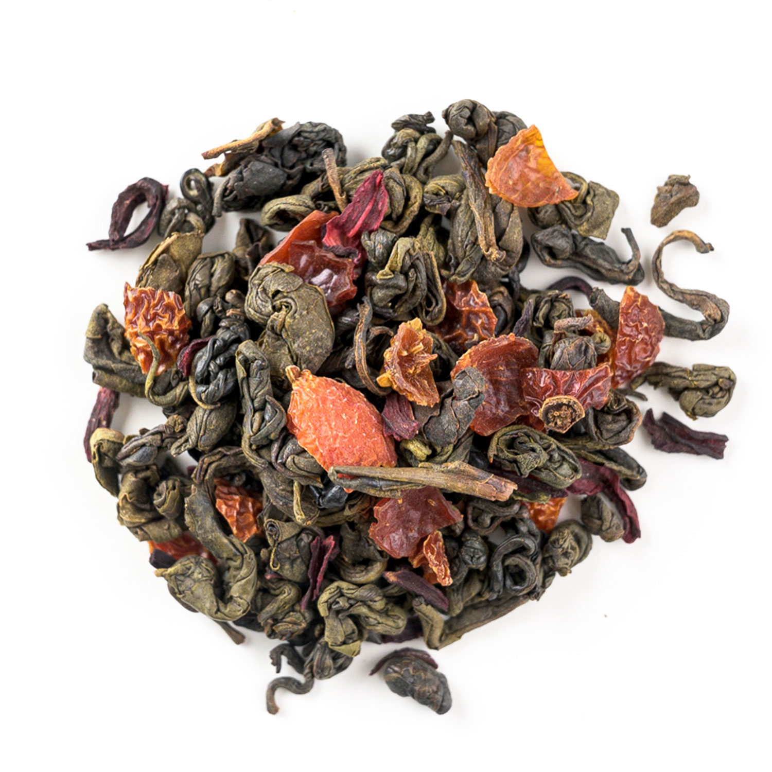 pomegranate cluster green tea