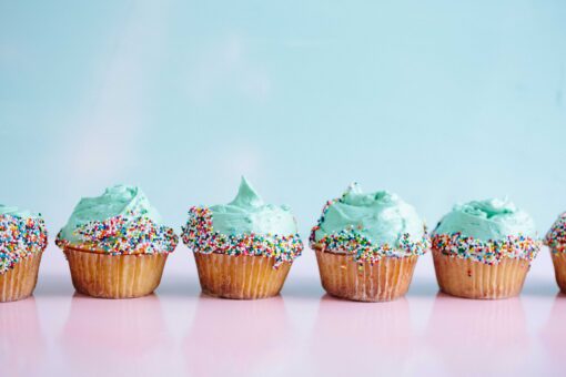 birthday cupcakes photo background