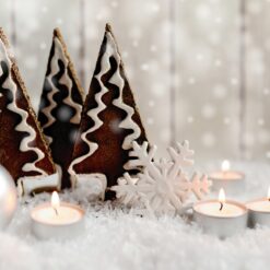 winter tea vibes photo background