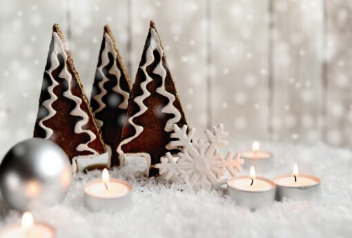 winter tea vibes photo background
