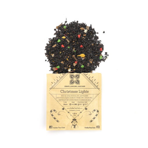 christmas lights holiday black tea blend