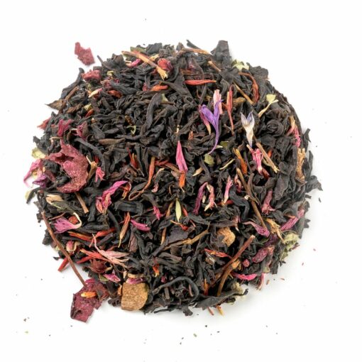 black forest cake chocolate and cherries black tea blend